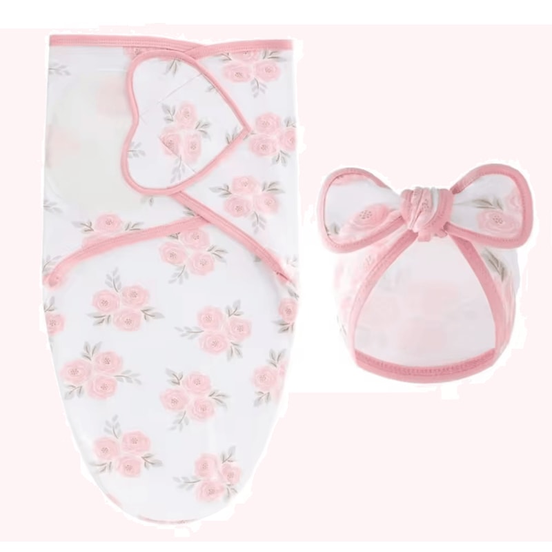 BlossomBow Newborn Photography Blanket And Hat Set 3