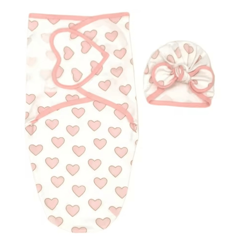 BlossomBow Newborn Photography Blanket And Hat Set 4