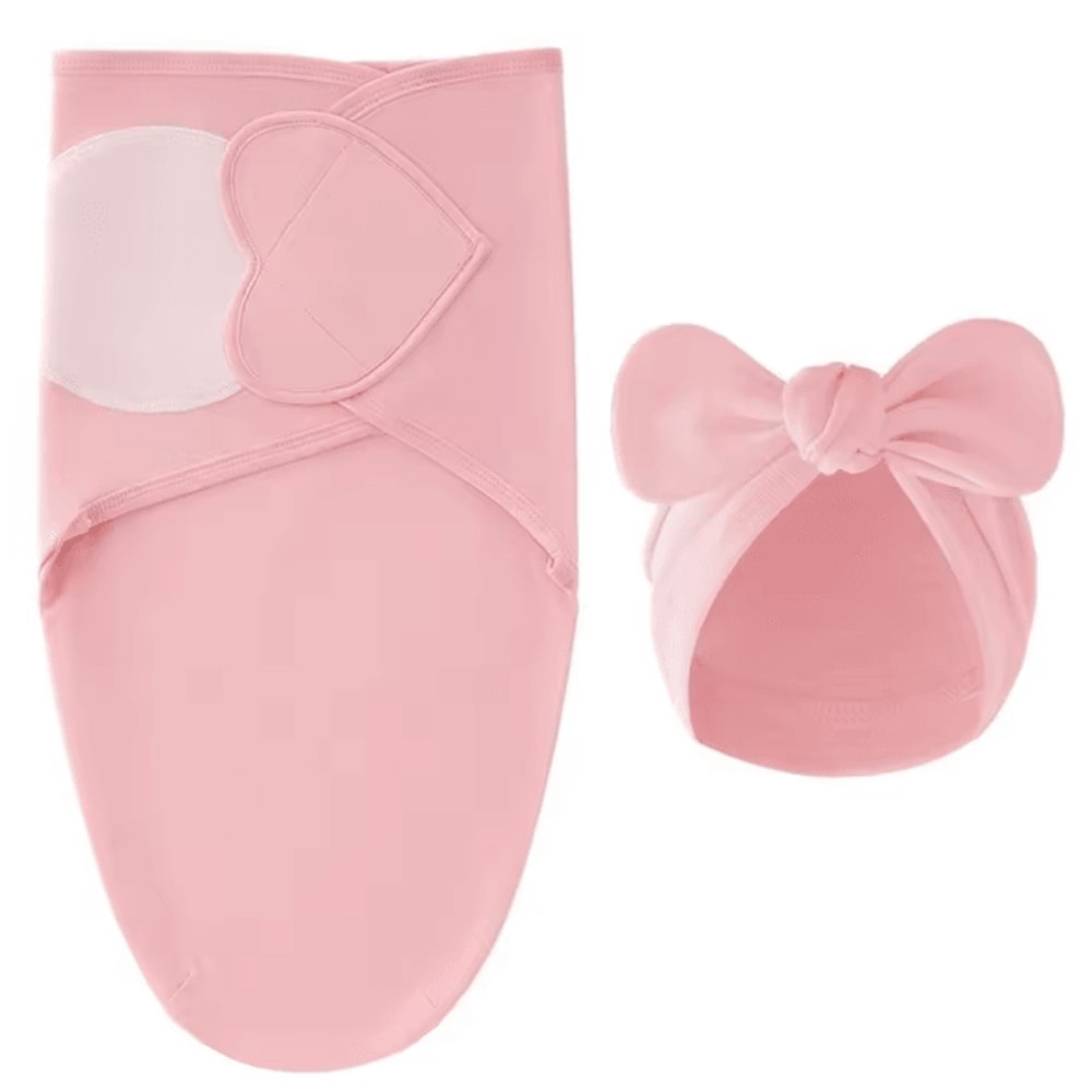 BlossomBow Newborn Photography Blanket And Hat Set 6