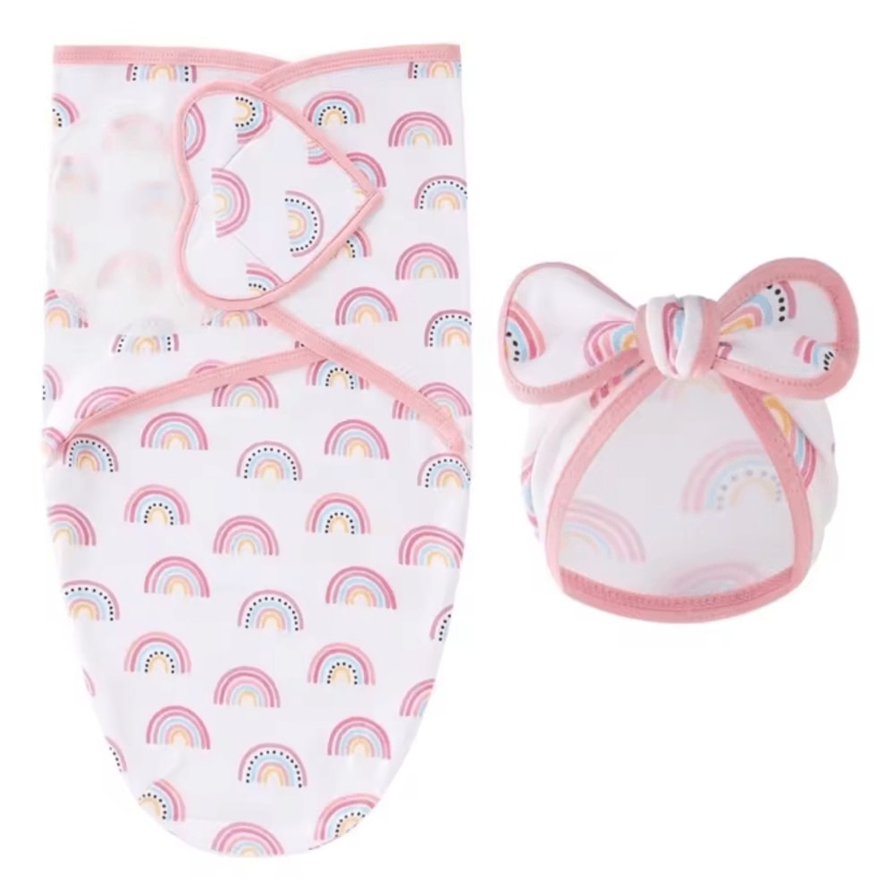 BlossomBow Newborn Photography Blanket And Hat Set 7