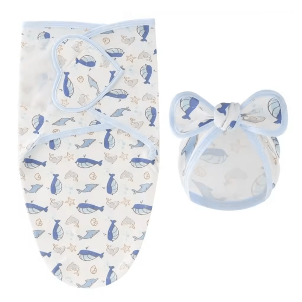 BlossomBow Newborn Photography Blanket And Hat Set 8