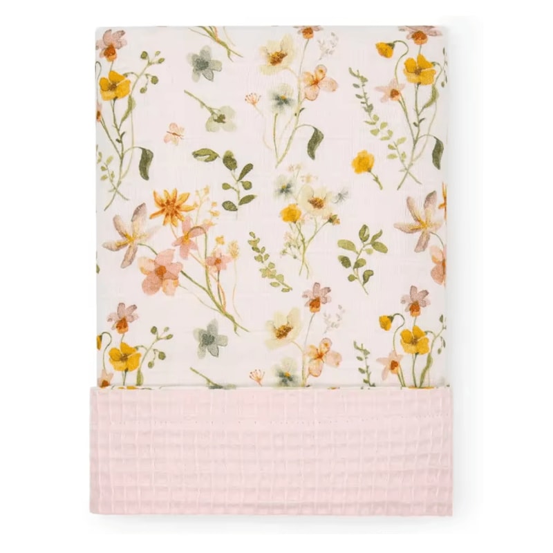 BambooCotton Muslin Swaddle Blanket Super Soft Newborn Wrap 10