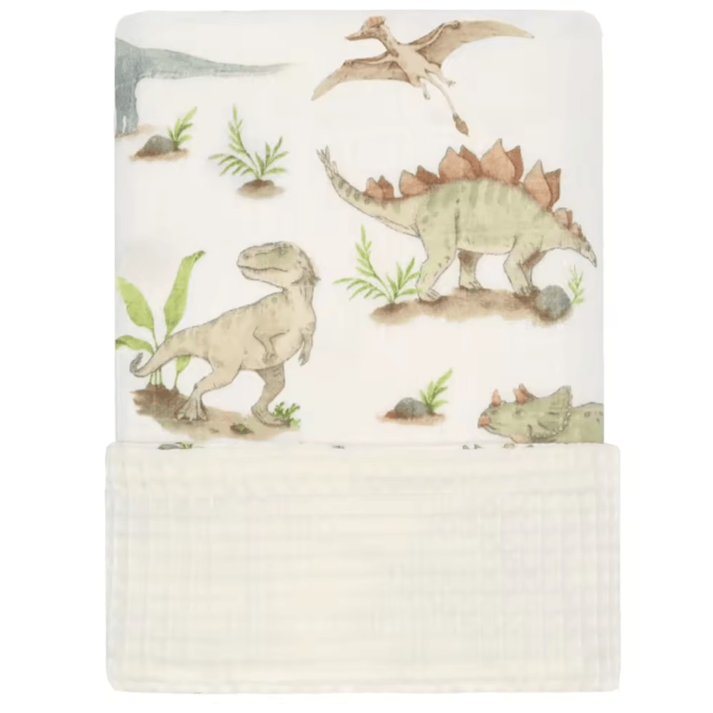 BambooCotton Muslin Swaddle Blanket Super Soft Newborn Wrap 3