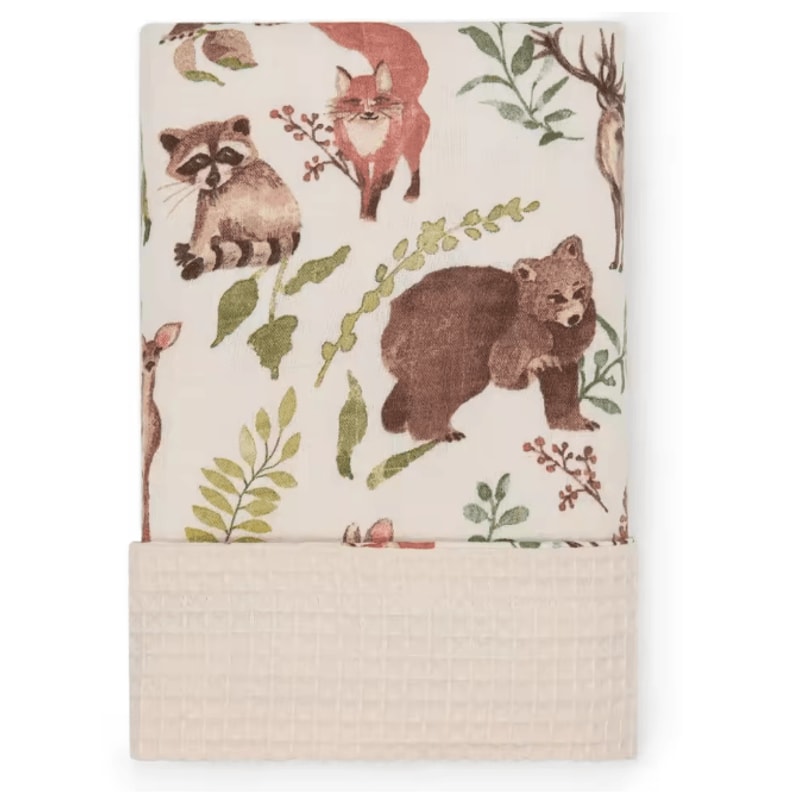 BambooCotton Muslin Swaddle Blanket Super Soft Newborn Wrap 8