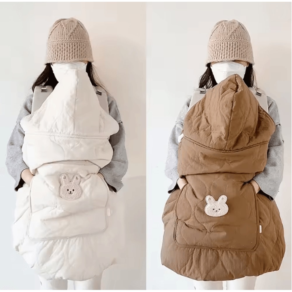 CozyNest Hooded Baby Stroller Blanket Swaddle Wrap 0