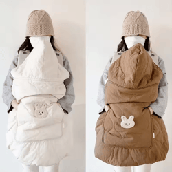 cozynest hooded baby stroller blanket swaddle wrap