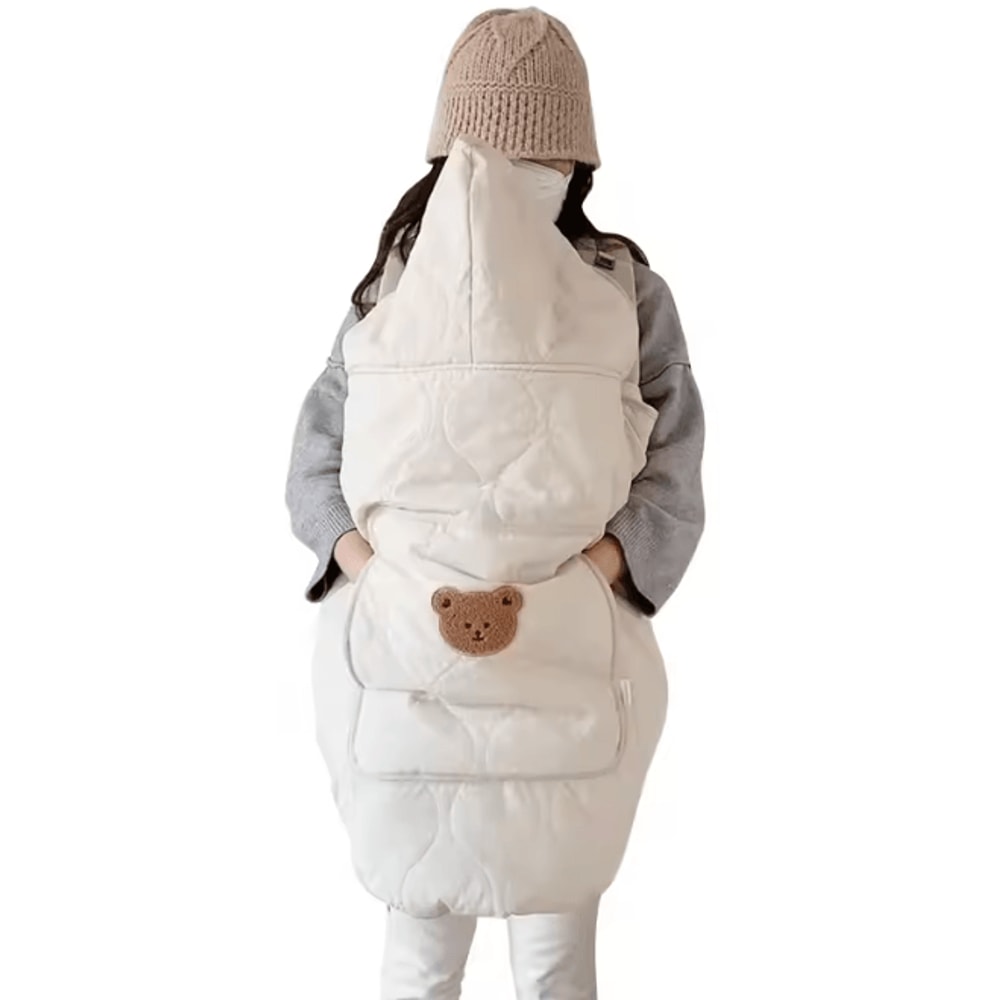 CozyNest Hooded Baby Stroller Blanket Swaddle Wrap 4