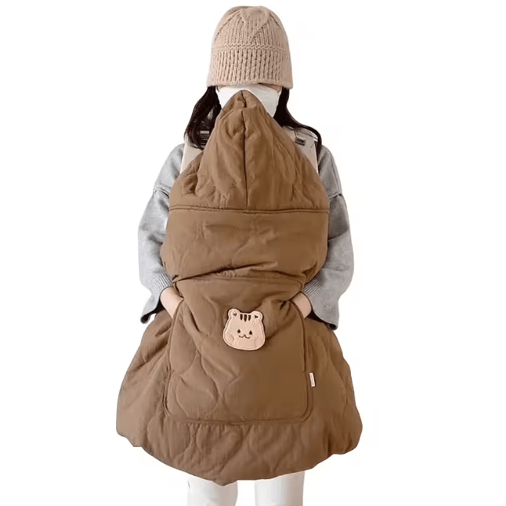 CozyNest Hooded Baby Stroller Blanket Swaddle Wrap 5