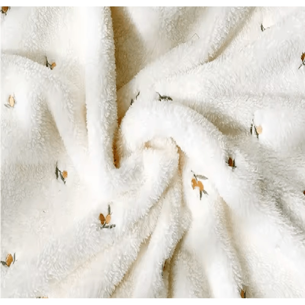 CoralCuddle Flannel Baby Blanket Warm Newborn Swaddle Wrap 2