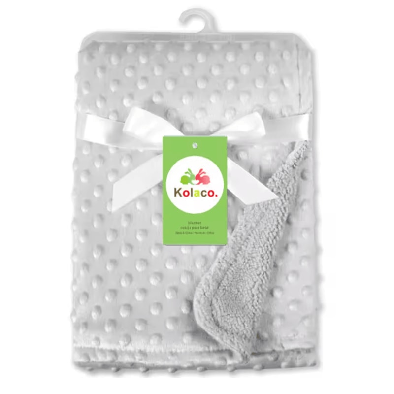 NameNest Personalized Baby Blanket Custom Newborn Name Swaddle 7