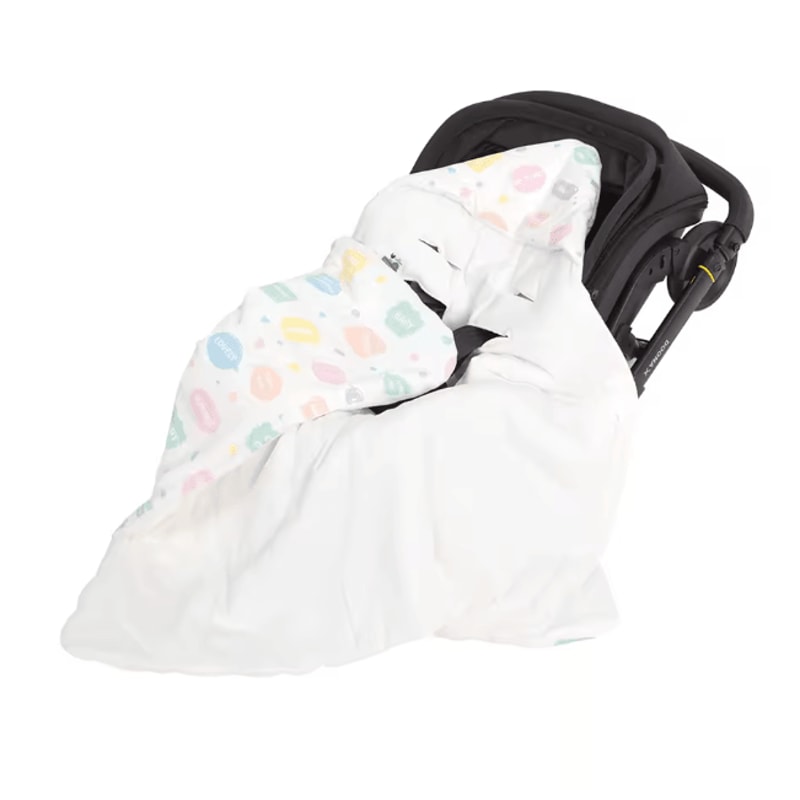 WindCocoon Hooded Baby Wrap Blanket Newborn Car Seat Envelope 9