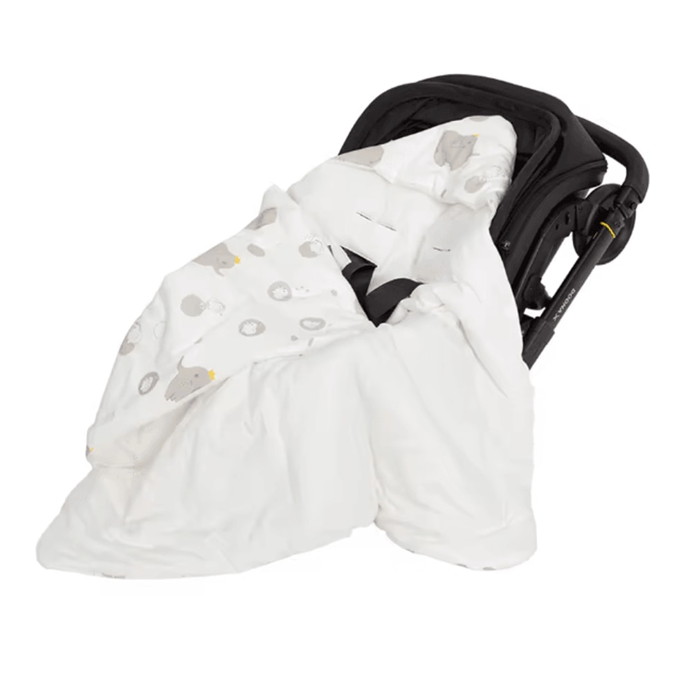 WindCocoon Hooded Baby Wrap Blanket Newborn Car Seat Envelope 10