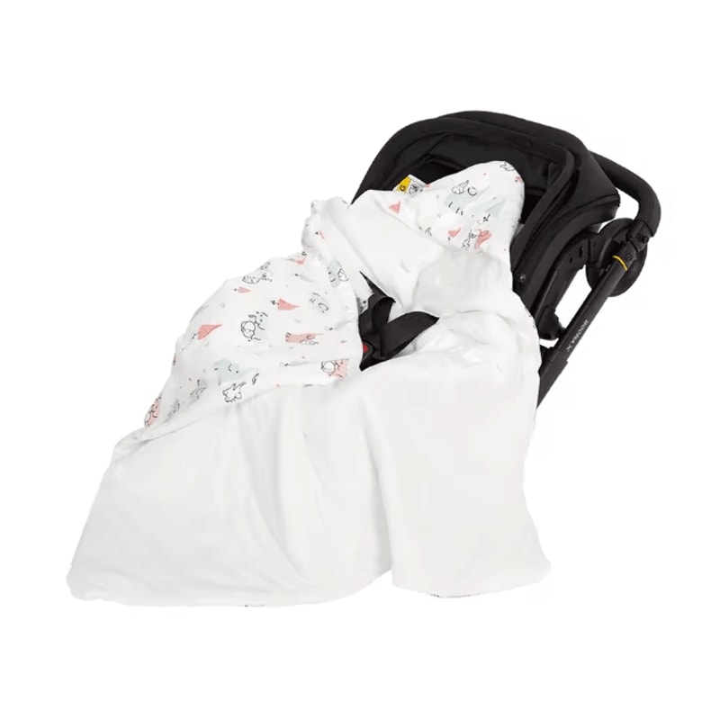 WindCocoon Hooded Baby Wrap Blanket Newborn Car Seat Envelope 8