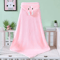 SnuggleHood Coral Fleece Baby Bath Towel Hooded Swaddle Wrap 3