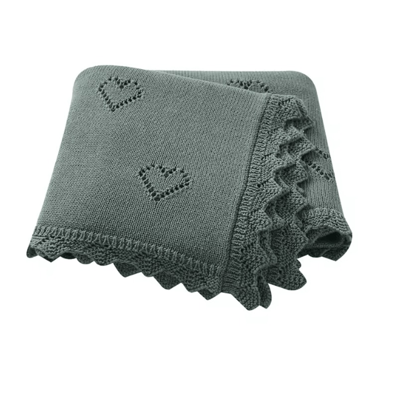 CozyKnit Cotton Baby Blanket Ultra Soft Newborn Swaddle Wrap 9