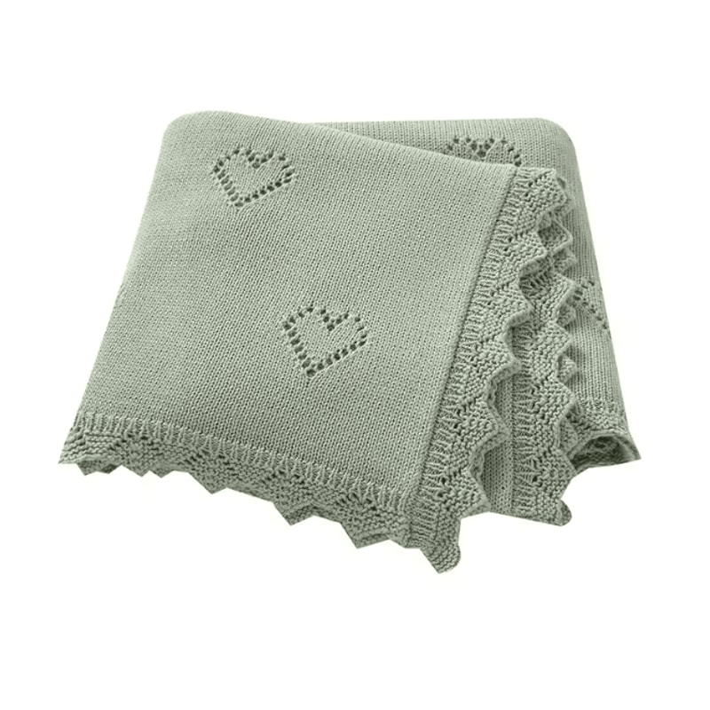 CozyKnit Cotton Baby Blanket Ultra Soft Newborn Swaddle Wrap 10