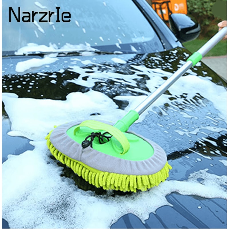 ProReach Telescoping Car Wash Brush Adjustable Long Handle Cleaning Mop 0