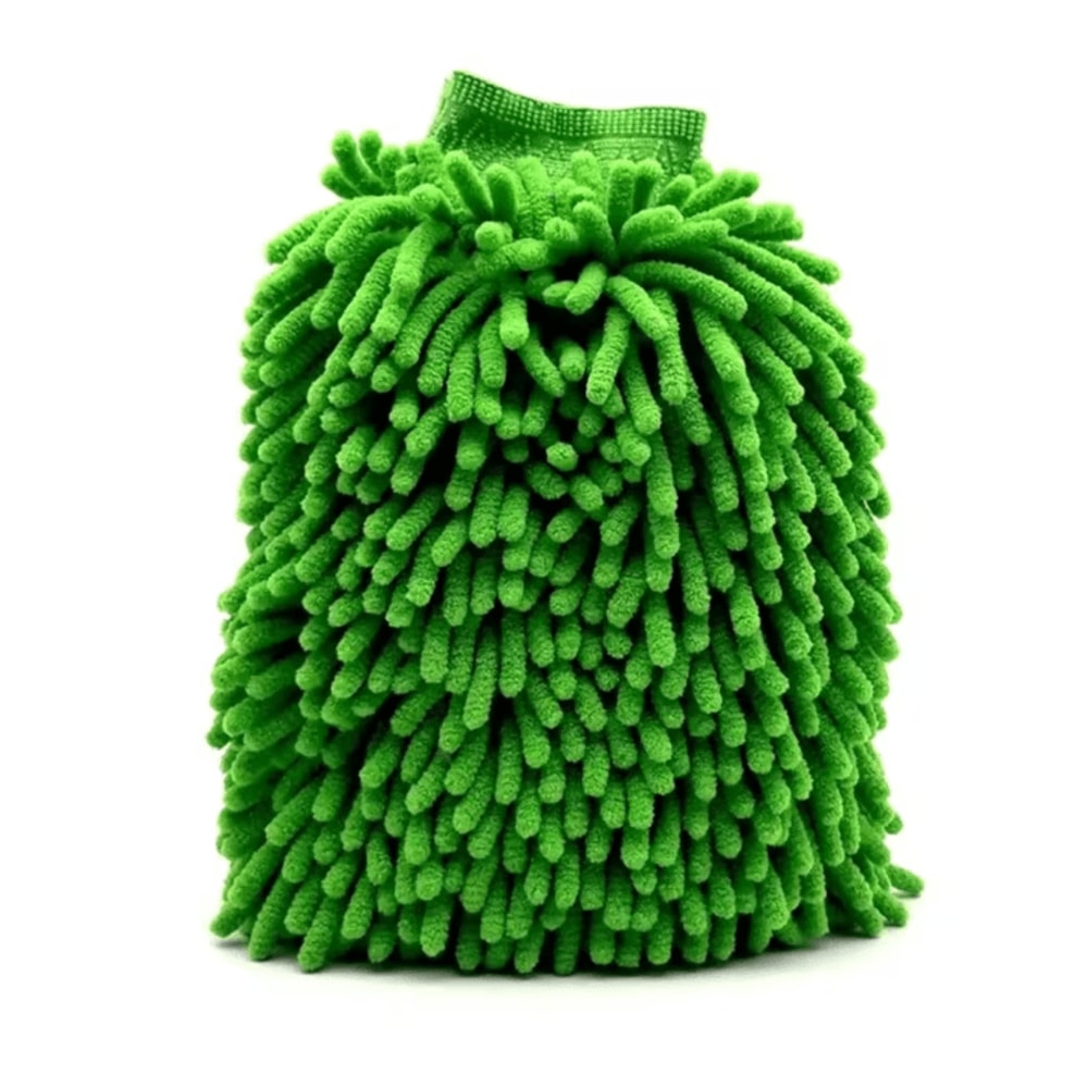 DualSoft Microfiber Car Wash Mitt Double Sided Chenille Glove 7