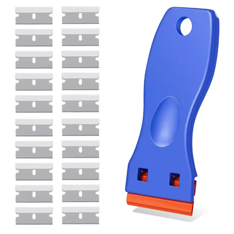 SafeEdge Plastic Razor Blade Scraper Tool With Replaceable Blades 12