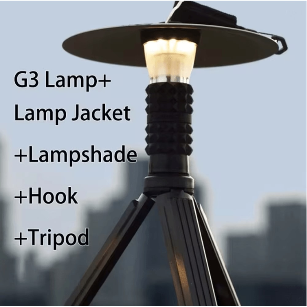 LumaTower 3000mAh LED Camping Lantern Rechargeable Tent Light 4