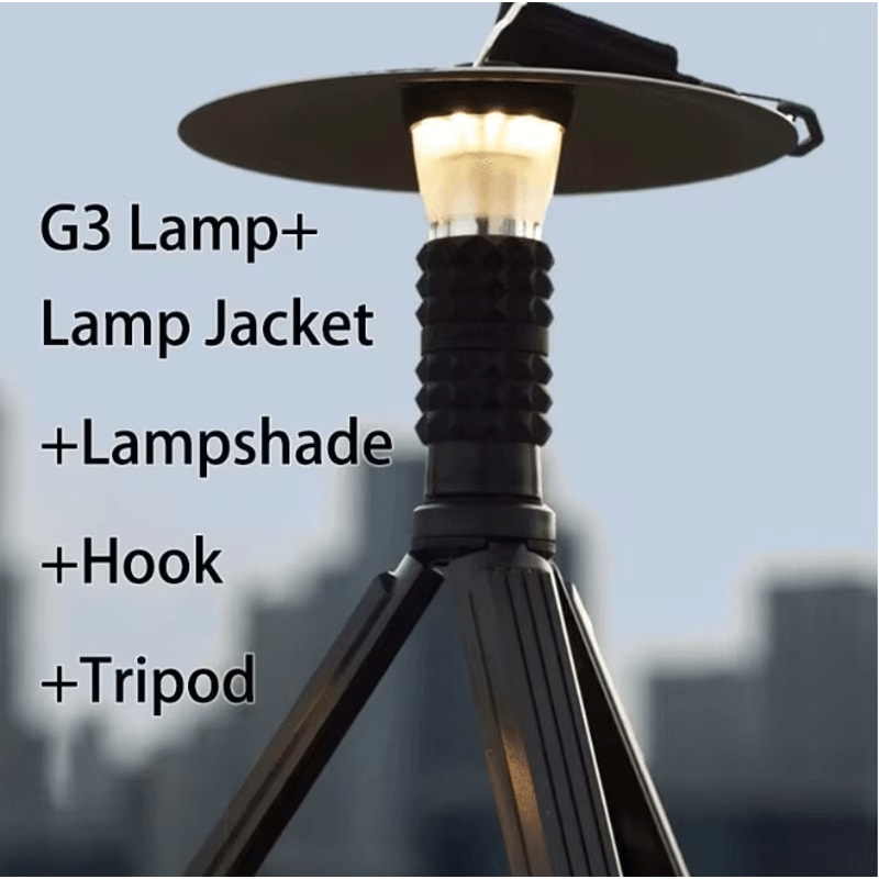 LumaTower 3000mAh LED Camping Lantern Rechargeable Tent Light 4