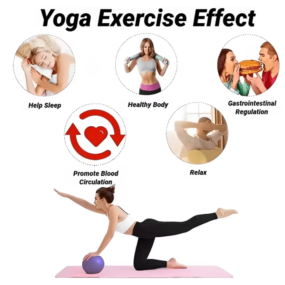 CoreFlex 25cm Yoga Pilates Ball Mini Exercise Balance Ball 2