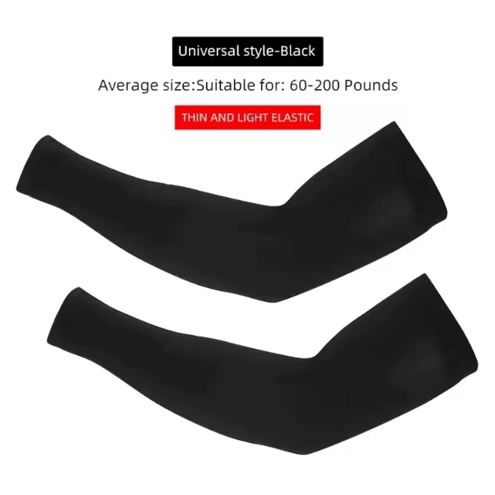 CoolShield Ice Silk Arm Sleeves UV Protection Sports Compression 4