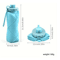 HydraFold Collapsible Water Bottle Portable Silicone Travel Cup 3