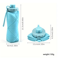 HydraFold Collapsible Water Bottle Portable Silicone Travel Cup 3