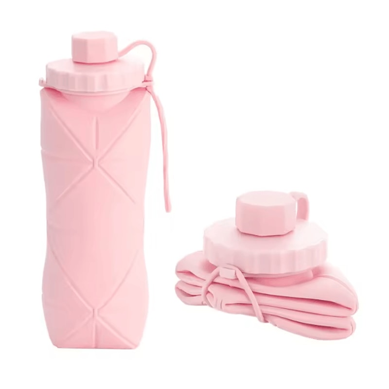 HydraFold Collapsible Water Bottle Portable Silicone Travel Cup 7