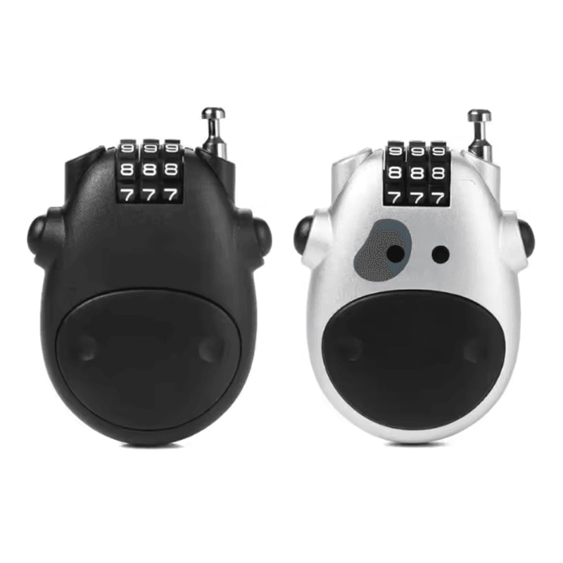 SecureFlex Retractable Bike Cable Lock With Combination Code 0