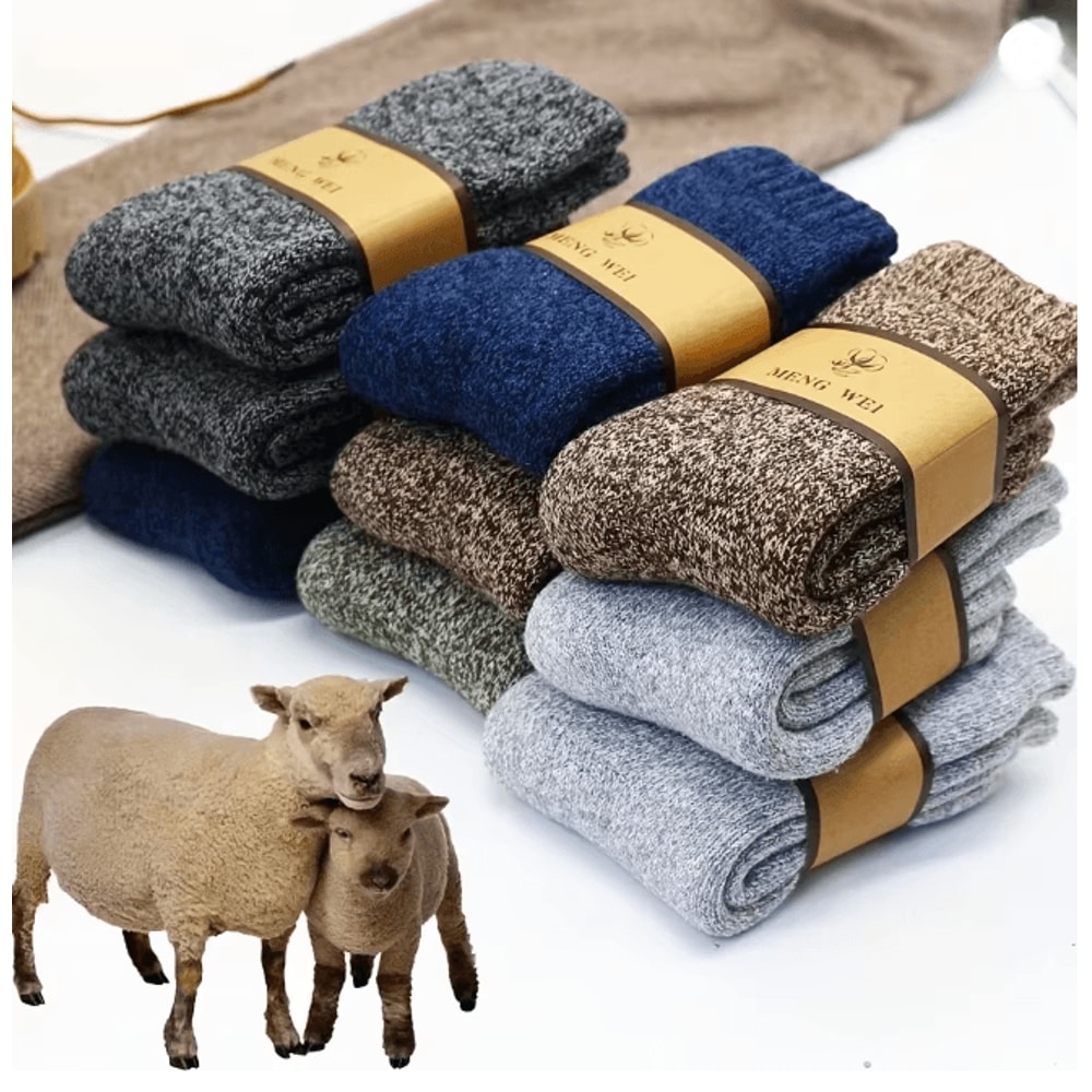 ThermaStride Mens Winter Warm Thick Towel Socks 0