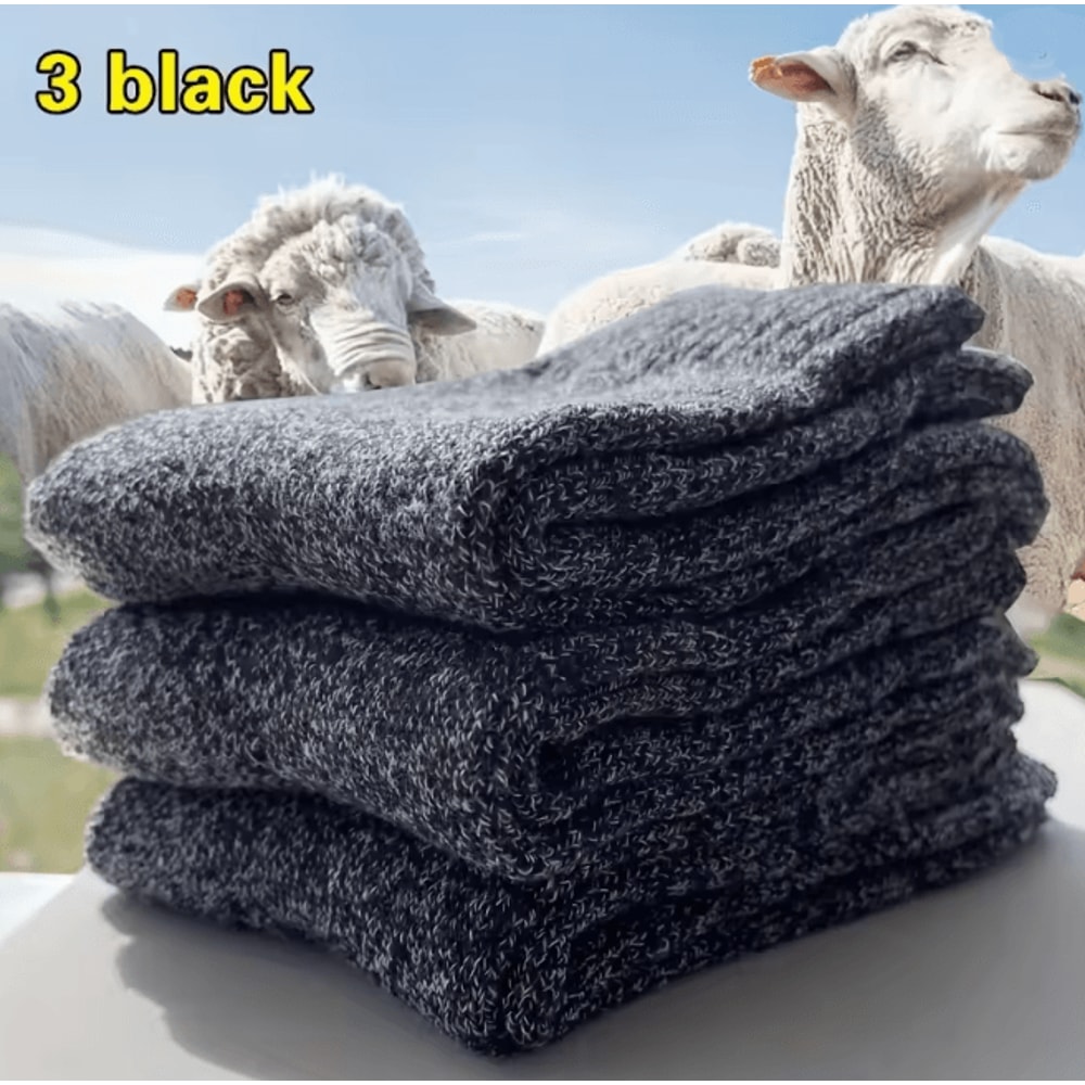 ThermaStride Mens Winter Warm Thick Towel Socks 5