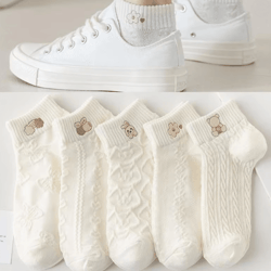 sunnysteps women cute ankle socks 5 pair pack