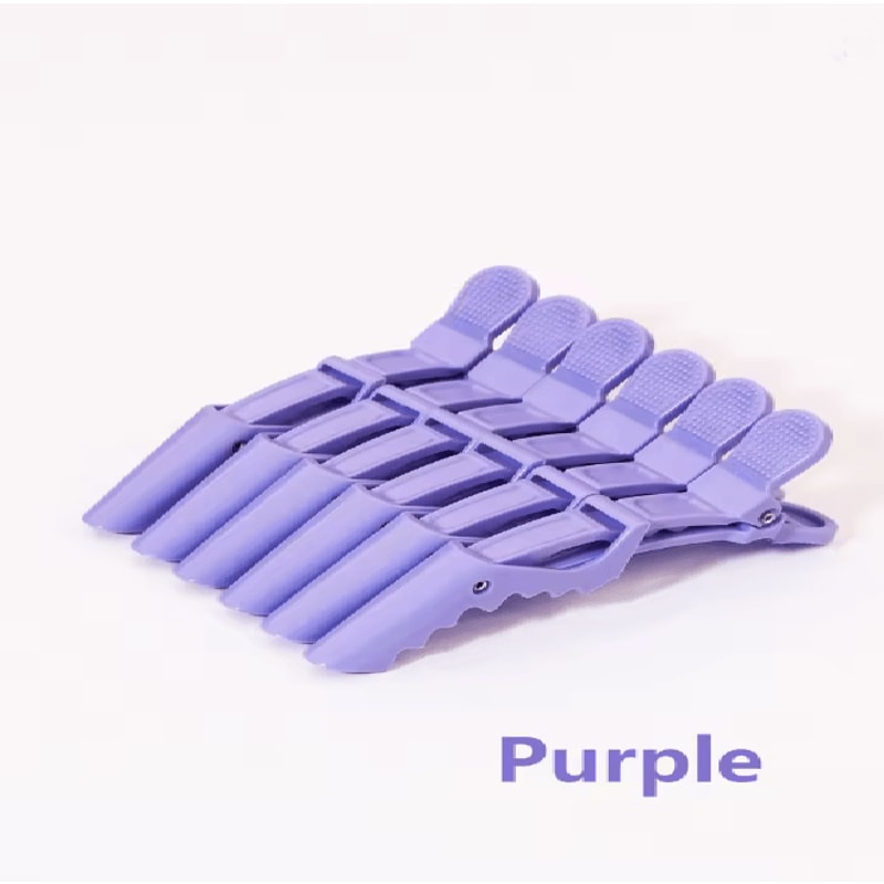 ProHold Crocodile Hair Clips 6 Piece Salon Styling Set 3