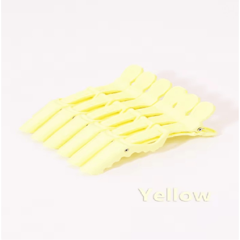 ProHold Crocodile Hair Clips 6 Piece Salon Styling Set 6