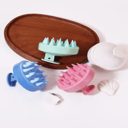 purescalp silicone hair wash and scalp massage brush