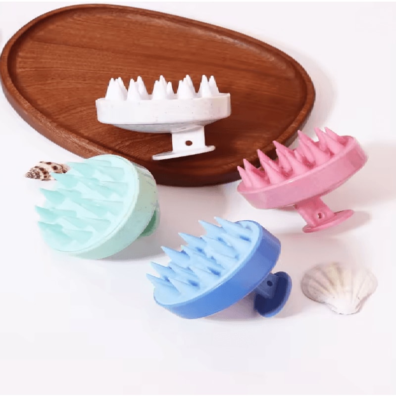 PureScalp Silicone Hair Wash And Scalp Massage Brush 1