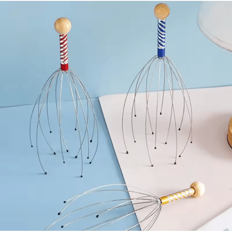 ZenTouch Octopus Head Massager Scalp Relaxer Tool 0