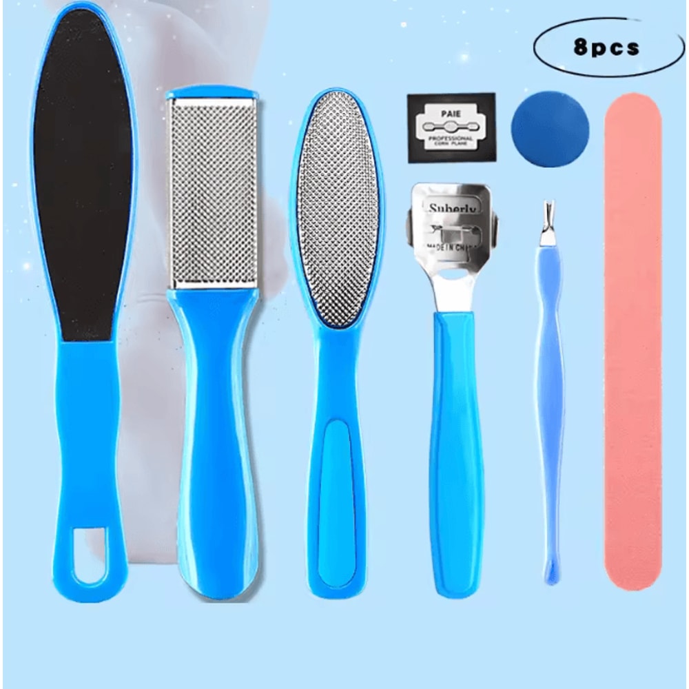 SmoothStep 8 Piece Foot Callus Remover Pedicure Kit 0