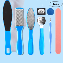 smoothstep 8 piece foot callus remover pedicure kit