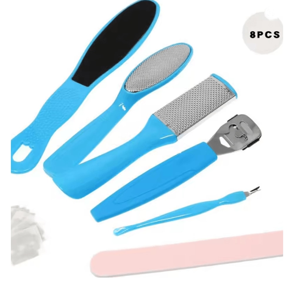 SmoothStep 8 Piece Foot Callus Remover Pedicure Kit 5