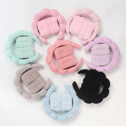 glowspa microfiber spa headband and wrist wash set