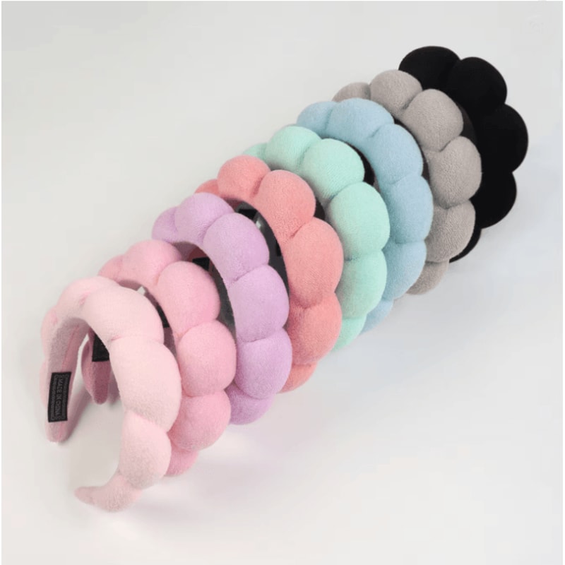 GlowSpa Microfiber Spa Headband And Wrist Wash Set 1