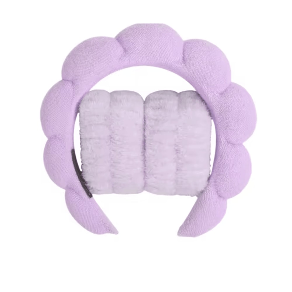 GlowSpa Microfiber Spa Headband And Wrist Wash Set 4
