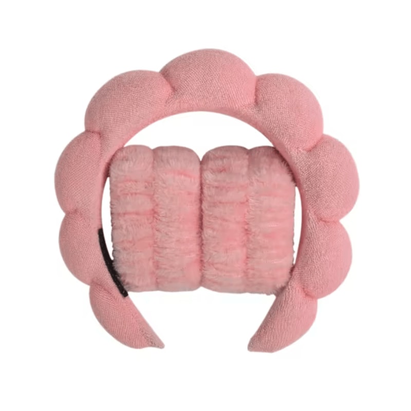 GlowSpa Microfiber Spa Headband And Wrist Wash Set 9