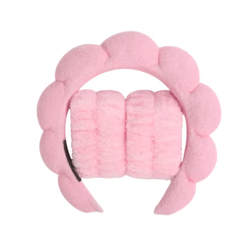 GlowSpa Microfiber Spa Headband And Wrist Wash Set 7