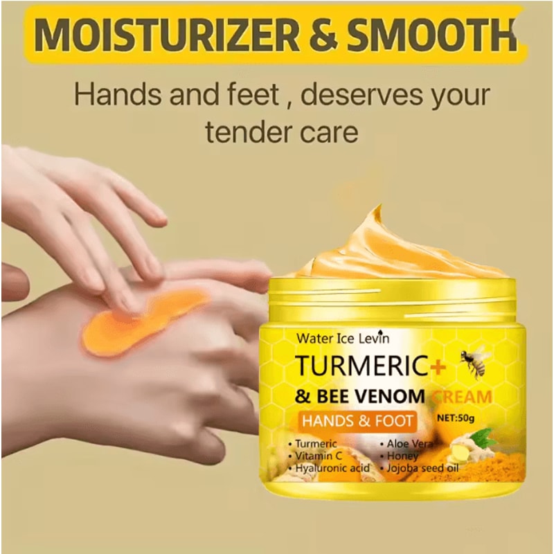 HealGlow Turmeric Bee Venom Foot And Hand Repair Cream 2