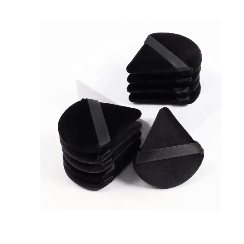 VelvetBlend Black Triangle Powder Puff Makeup Sponge 4
