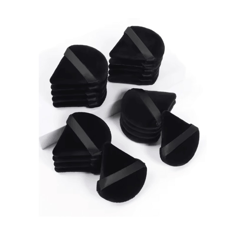 VelvetBlend Black Triangle Powder Puff Makeup Sponge 5